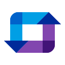 Purple flow-chart icon
